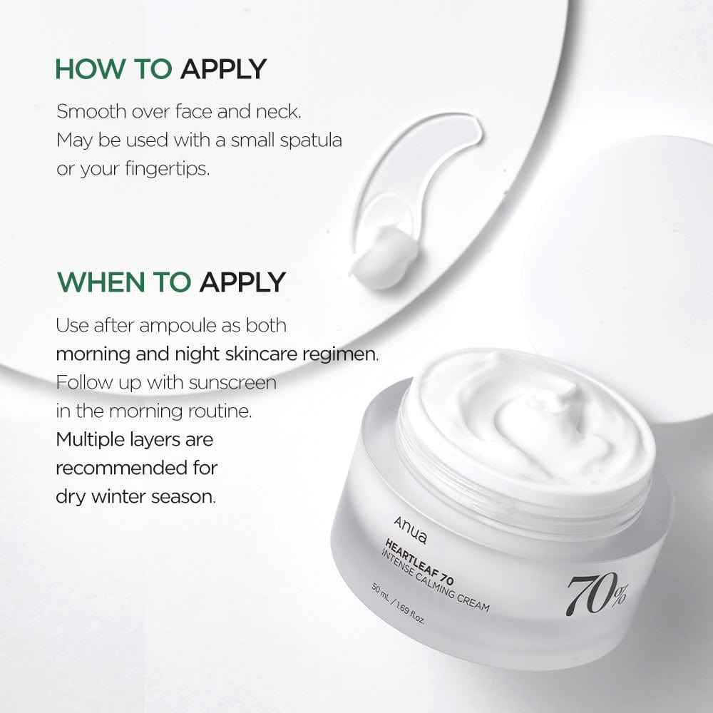 Heartleaf 70% Intense Calming Cream